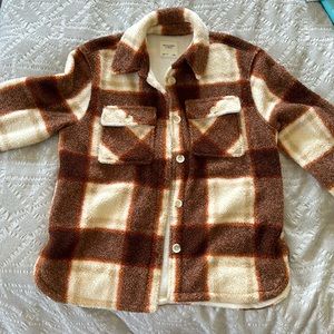 Abercrombie & Fitch Sherpa Shacket